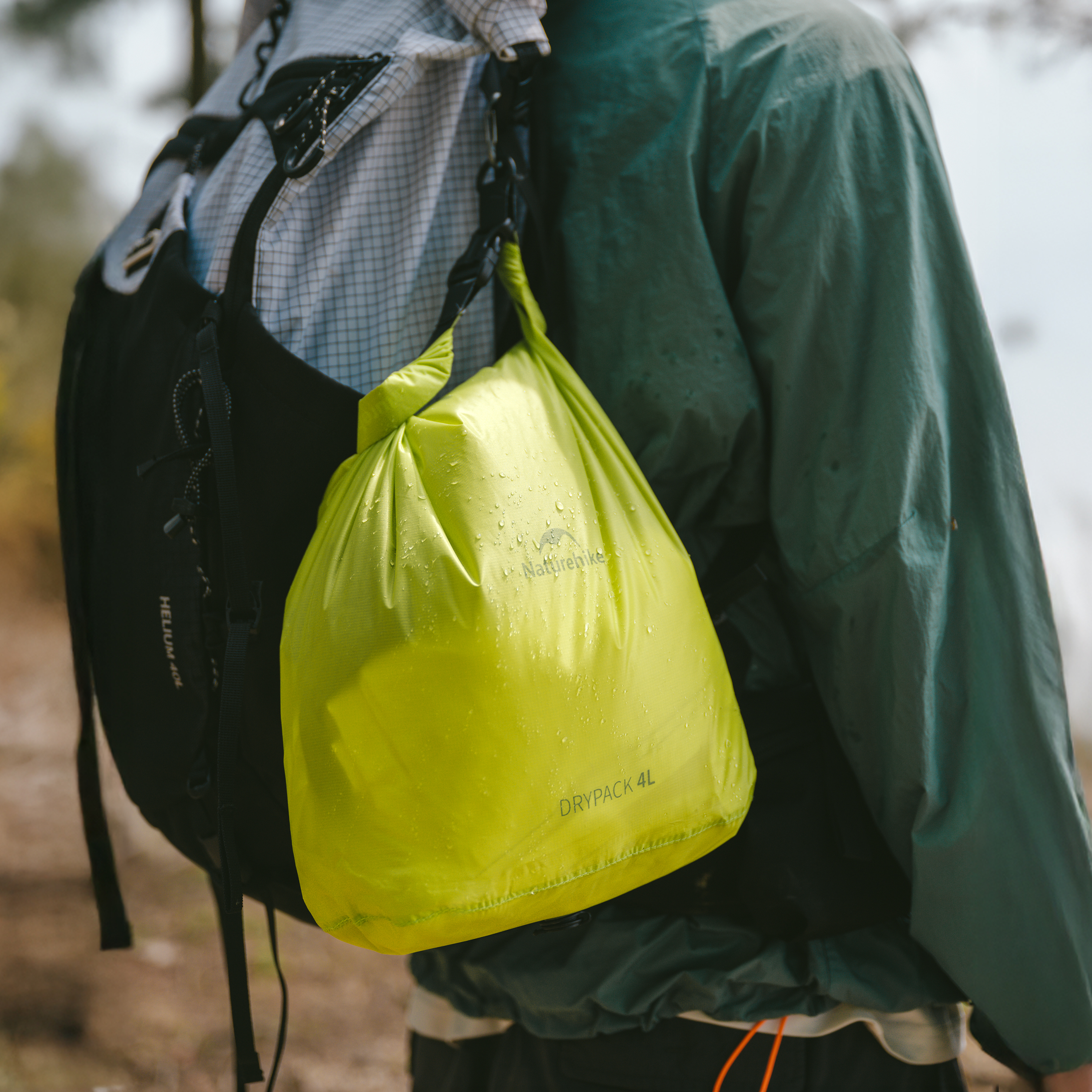 Naturehike ultraľahký vodotesný vak s kompresiou 2l - zelený